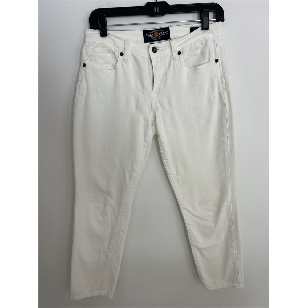 Lucky Brand Jeans White Women's Size 4/27 Sophia Capri